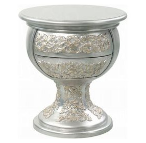 Sandoval Champagne 2 Drawer Nightstand