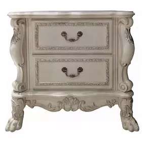Dresden Bone White 2 Drawer Nightstand