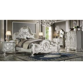 Dresden Bone White Panel Bedroom Set
