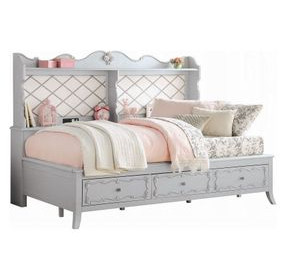 Edalene Gray Twin Daybed with USB Charging and Storage