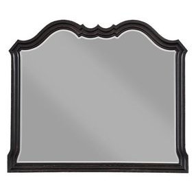 Chelmsford Antique Black Arched Dresser Mirror