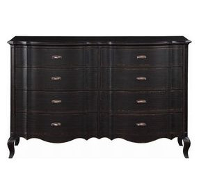 Chelmsford Black Antique 8 Drawer Dresser