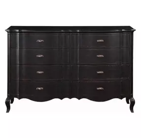 Chelmsford Black Antique 8 Drawer Dresser