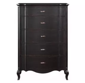 Chelmsford Black Antique 5 Drawer Chest