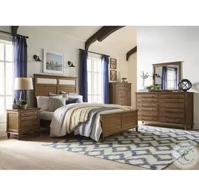 Farmhouse Chic Bourbon Panel Bedroom Set