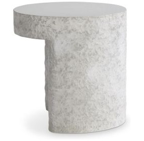 Pincio Gray Flyover Design Round Side Table