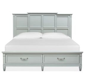 Glenbrook Pebble King Storage Panel Bed