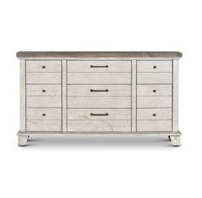 Bear Creek Cream 9 Drawer Dresser