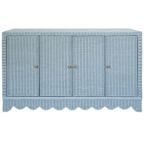 Beatrice Light Blue 4 Door Buffet