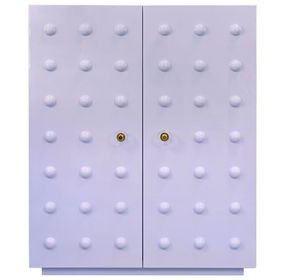 Beau Lavender 2 Door Accent Cabinet