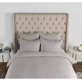 Villa Core Arcadia Dove Gray 3 Piece Queen Bedding Set