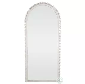 Belle Distressed White Mirror
