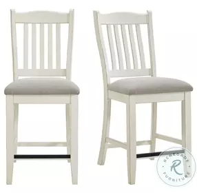 Marlow Beige Counter Height Stool Set Of 2