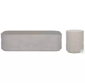 Zina Beige Occasional Table Set