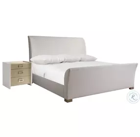 Modulum Beige Sleigh Bedroom Set