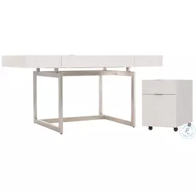 Alesio Weathered Bone Home Office Set