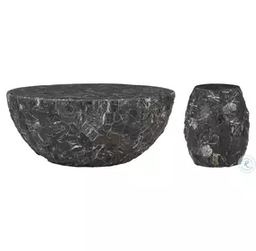 Tambora Dark Grey And White Occasional Table Set