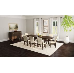 Berkeley Coffee Extendable Rectangular Dining Room Set