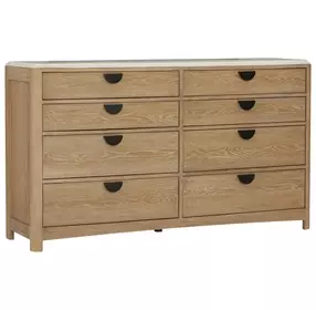 Escape Glazed Natural Oak Dresser