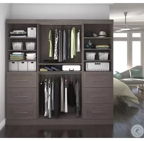 Pur By Bark Gray 86" Storage Unit Kit