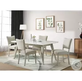Kean Bette White Dining Room Set