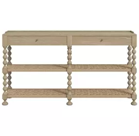 Haven Sun Oak Rectangular Console Table
