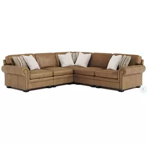 Grandview Brown Leather Sectional