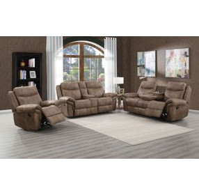 Nashville Brown 88" Manual Reclining Living Room Set