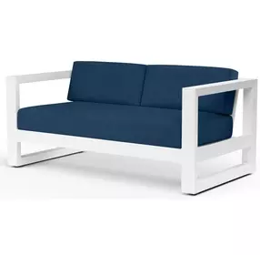 Newport Spectrum Indigo 65" Outdoor Loveseat
