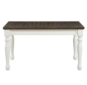 Joanna Brown and Cream 42" Rectangular Kids Dining Table