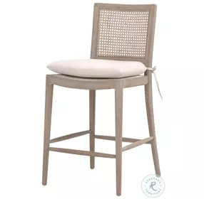 Blume Textured Cream Counter Height Stool