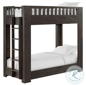 Bello Cocoa Twin Over Twin Bunk Bed