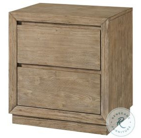 Bello Sandstone 2 Drawer Nightstand