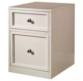 Boca Cottage White Rolling File