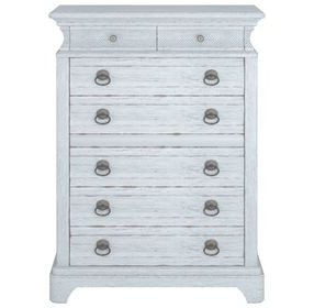 Summer Creek Blue 8 Drawer Chest