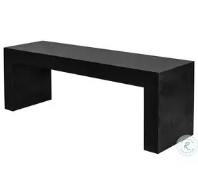 Lazarus Black Bench