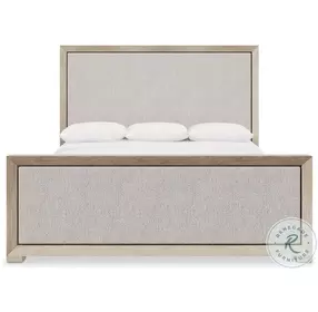 Prado Tawny King Upholstered Panel Bed