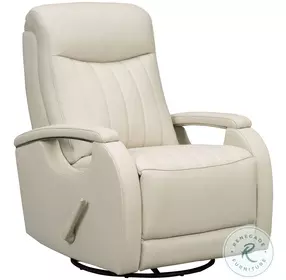 Braxton Troy Cream Swivel Glider Recliner From Barcalounger