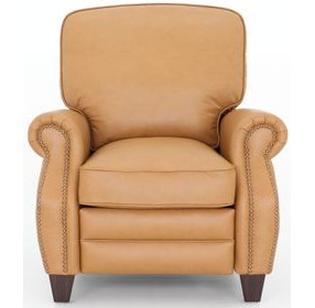 Briarwood Santa Fe Brandy Leather Push Thru The Arms Recliner
