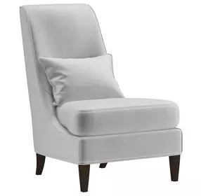 Artisan Upholstery Sterling Upholstered Abbey Accent Chair with Pillow