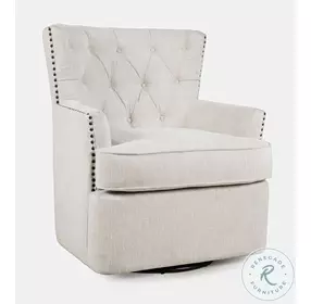 Bryson Oat Swivel Accent Chair