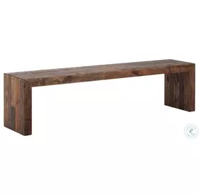 Vintage Brown Large Bench