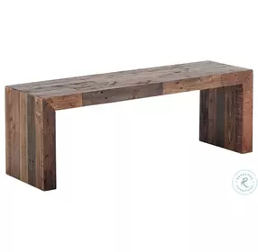 Vintage Brown Small Bench