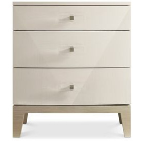 Axiom Linear Grey And White 26" Nightstand