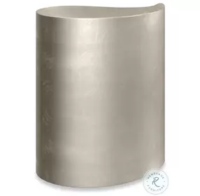 End Quote Charcoal Leaf Side Table