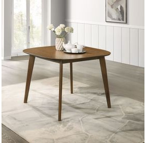 Miller Walnut 39" Square Dining Table