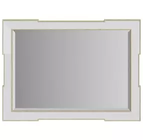 Eave Milk Rectangle Accent Mirror