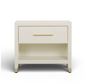 Dani Cream 1 Drawer Open Nightstand