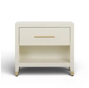 Dani Cream 1 Drawer Open Nightstand