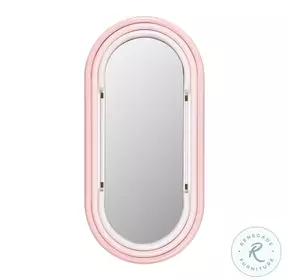 Neon Pink Large Wall Mirror